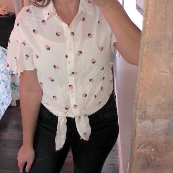 Mine small polka dot top - Picture 1 of 4